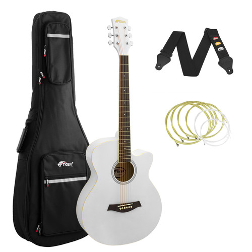 Tiger white akustikgitarre - tiger,