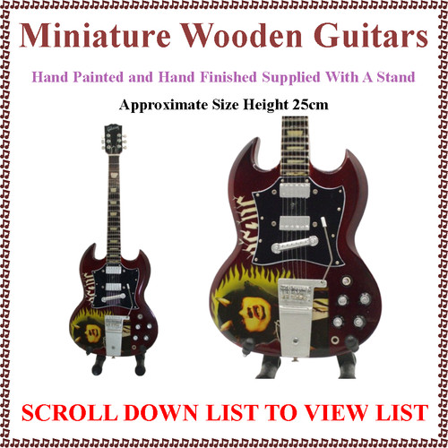 Miniatur holz gitarre - miniatur,