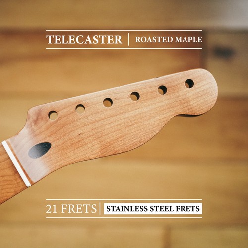 Telecaster hals roasted - hals,