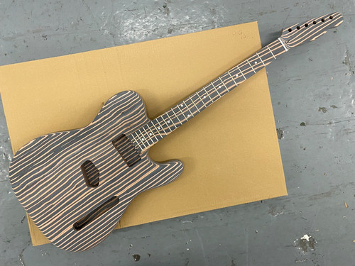 Gitarrenkörper zebra style - zebra,