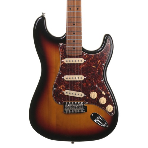 Jet 300 gitarre sunburst - js-300,