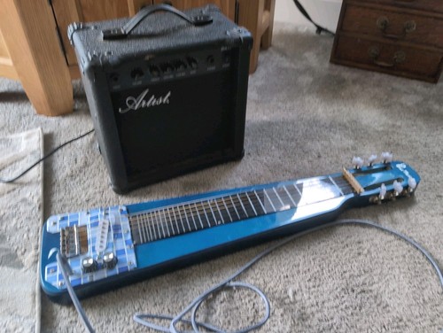 Blue moon lap - moon, steel