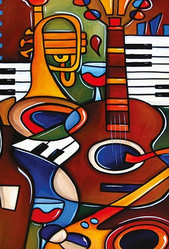Blechschild 20x30 musik - 20x30,