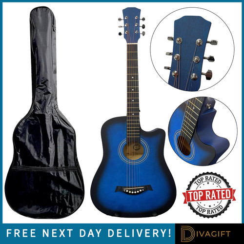 Blaue akustikgitarre für - blaue,